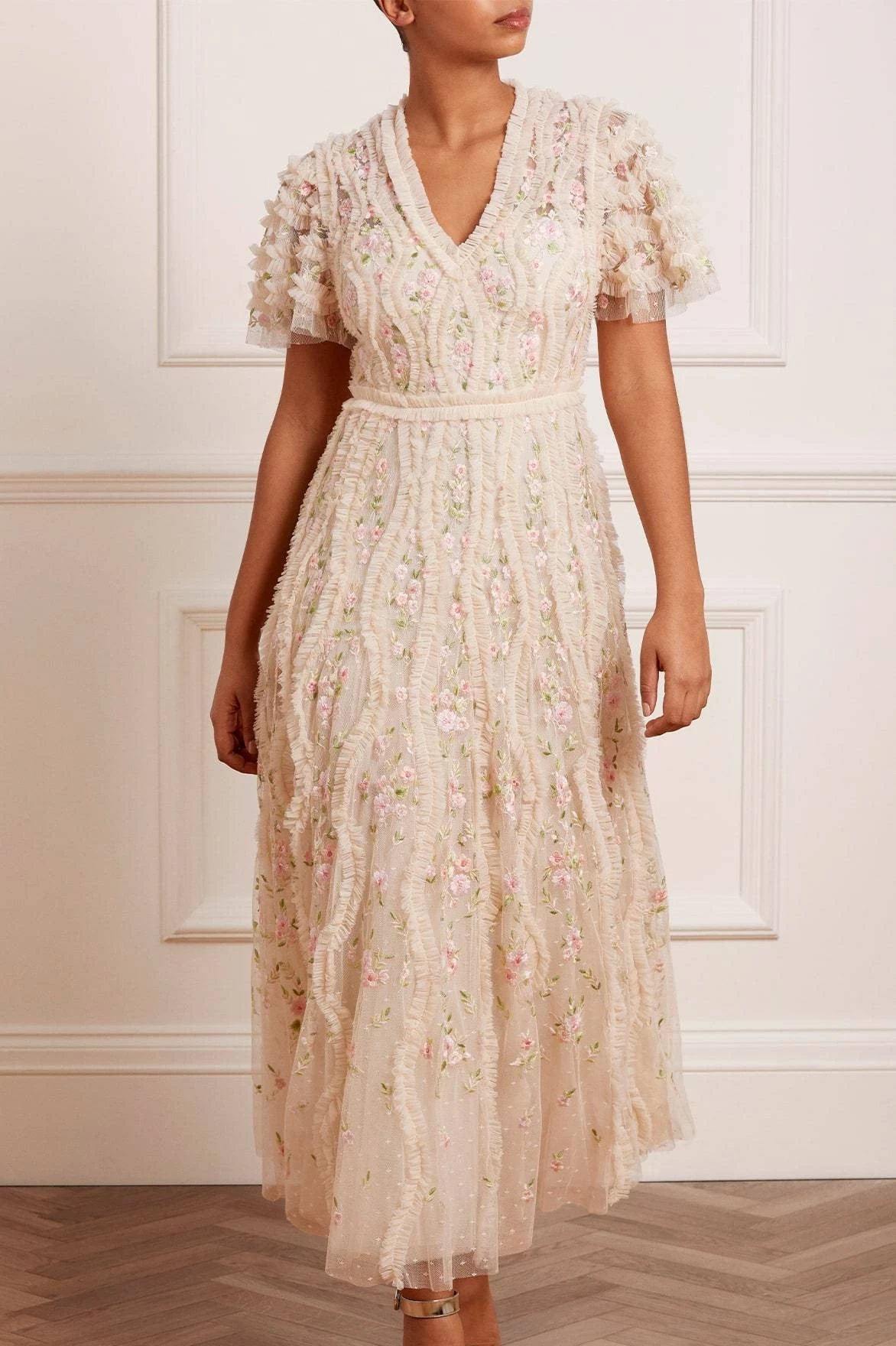 Needle & Thread Holding LTD All - Womenswear Florentina Ruffle Ankle Gown 3 Needle & Thread Holding LTD All - Womenswear Florentina Ruffle Ankle Gown