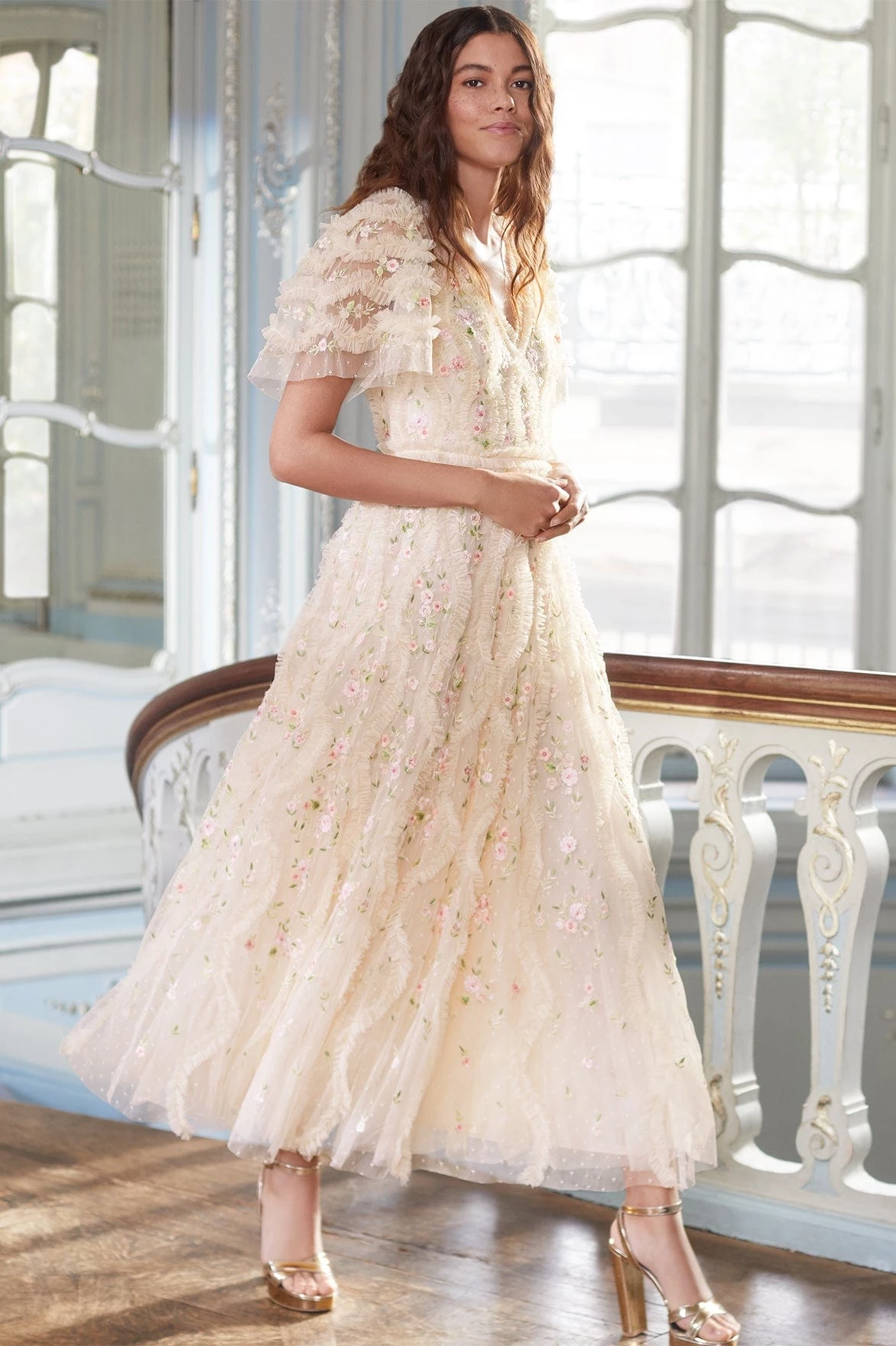 Needle & Thread Holding LTD All - Womenswear Florentina Ruffle Ankle Gown 9 Needle & Thread Holding LTD All - Womenswear Florentina Ruffle Ankle Gown