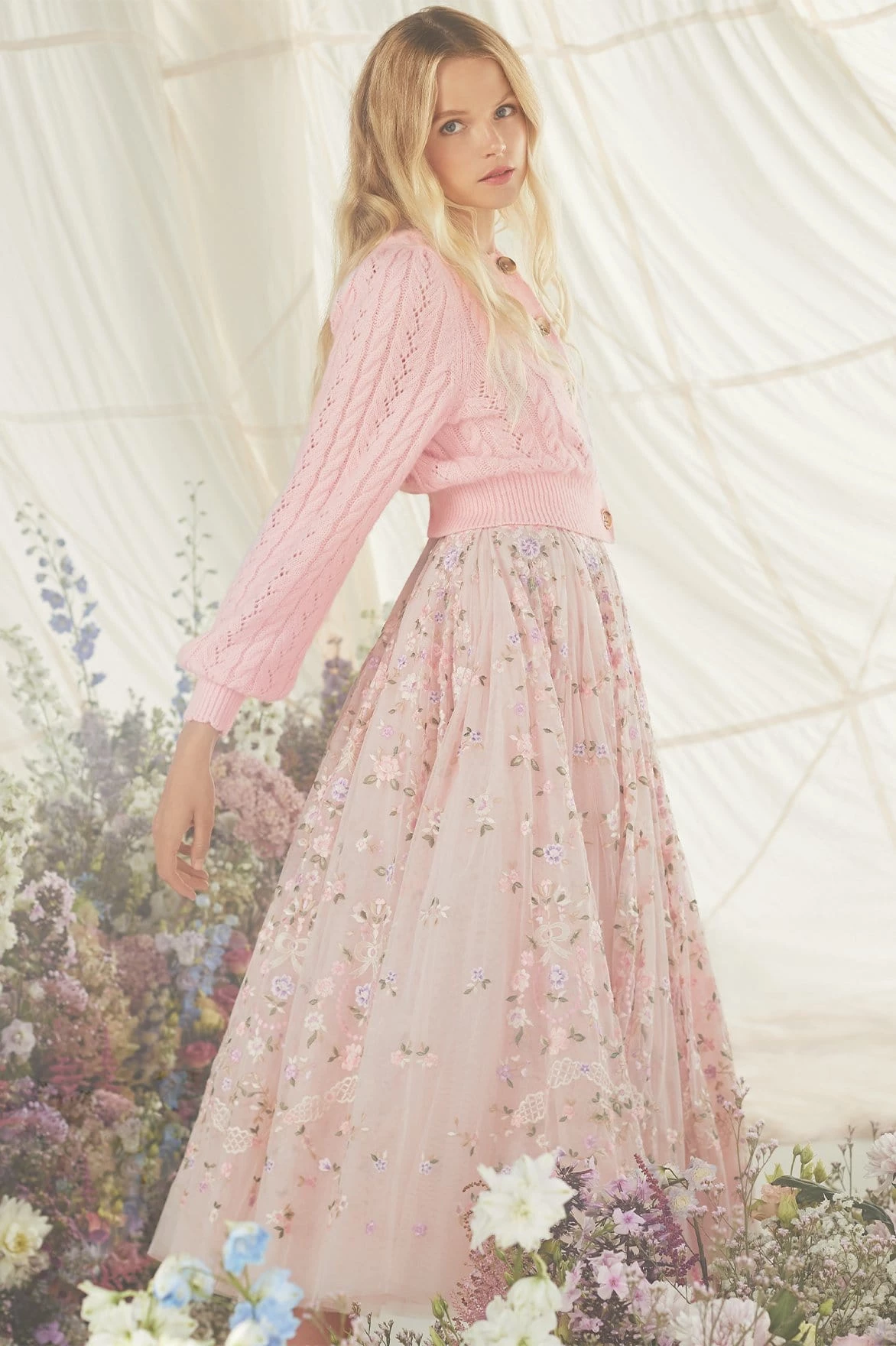 Needle & Thread Holding LTD Floret Ballerina Prom Skirt All - Womenswear 7 Needle & Thread Holding LTD Floret Ballerina Prom Skirt All - Womenswear