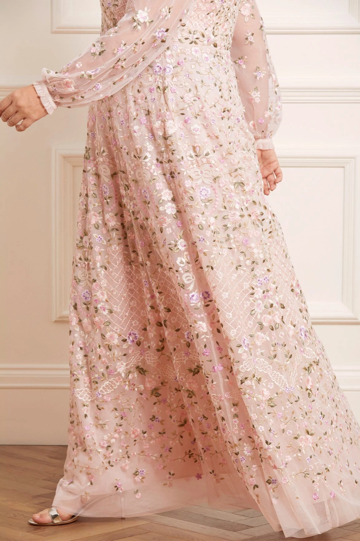 Needle & Thread Holding LTD All - Womenswear Floret V-Neck Gown 7 Needle & Thread Holding LTD All - Womenswear Floret V-Neck Gown