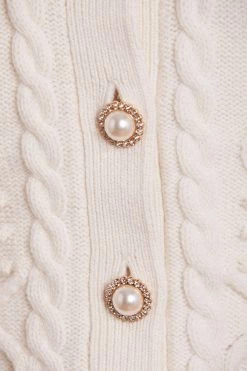 Needle & Thread Holding LTD Flower Applique Short Cardigan All - Womenswear