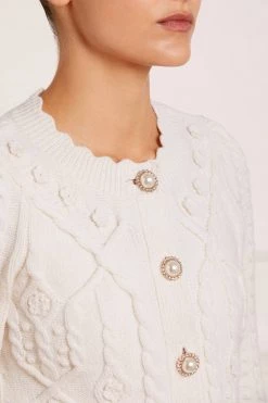 Needle & Thread Holding LTD Flower Applique Short Cardigan All - Womenswear