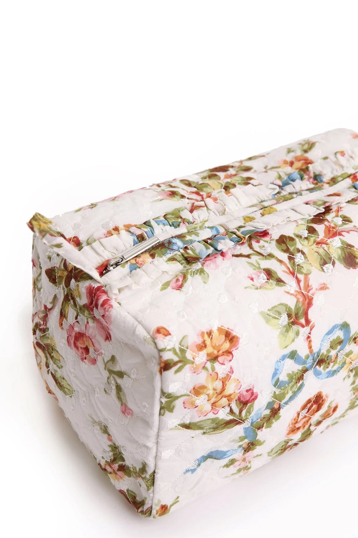 Needle & Thread Holding LTD Garland Flora Medium Quilted Makeup Bag Accessories 5 Needle & Thread Holding LTD Garland Flora Medium Quilted Makeup Bag Accessories