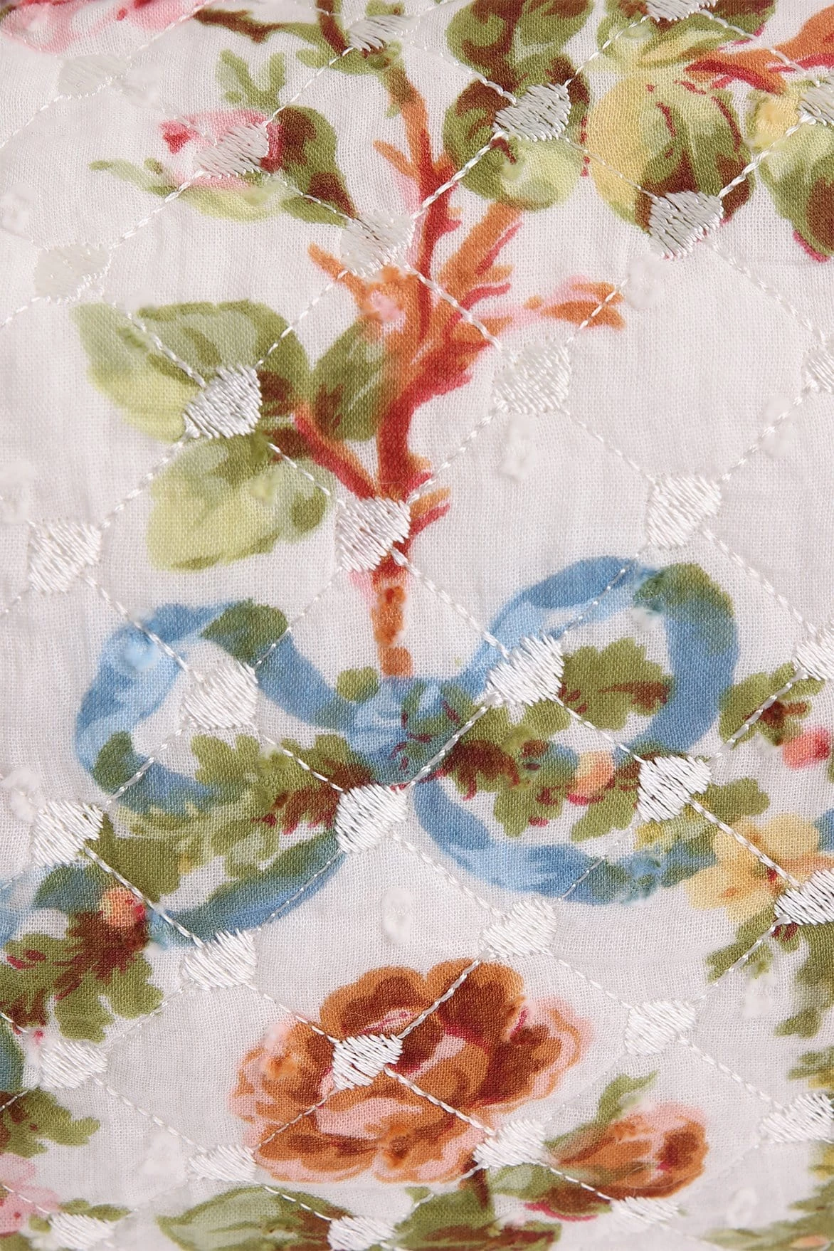 Needle & Thread Holding LTD Garland Flora Medium Quilted Makeup Bag Accessories 6 Needle & Thread Holding LTD Garland Flora Medium Quilted Makeup Bag Accessories