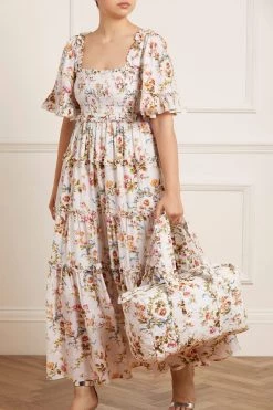 Needle & Thread Holding LTD Garland Flora Quilted Shoulder Bag