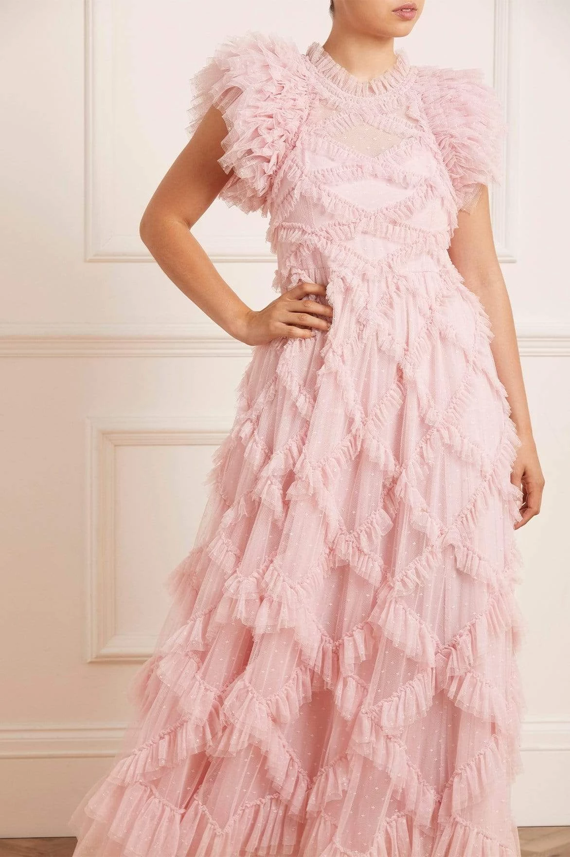 Needle & Thread Holding LTD Genevieve Ruffle Gown 4 Needle & Thread Holding LTD Genevieve Ruffle Gown