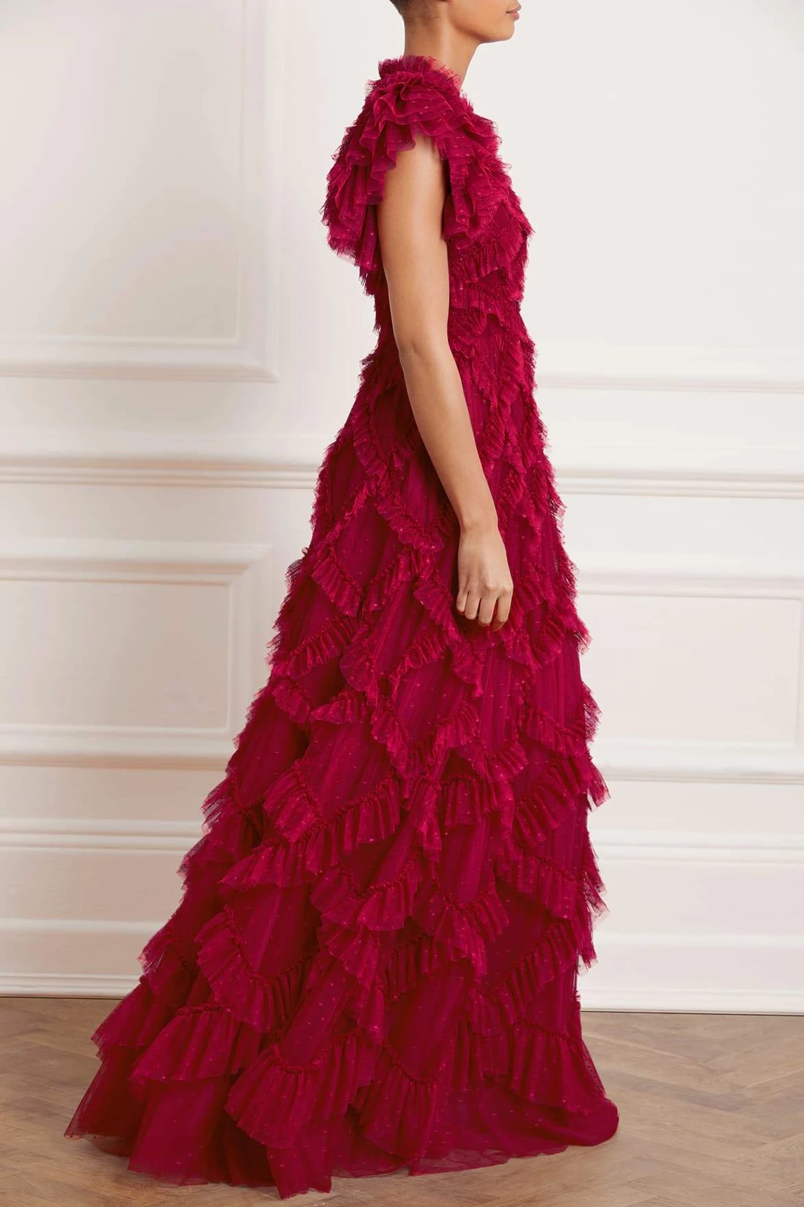 Needle & Thread Holding LTD All - Womenswear Genevieve Ruffle Gown 4 Needle & Thread Holding LTD All - Womenswear Genevieve Ruffle Gown