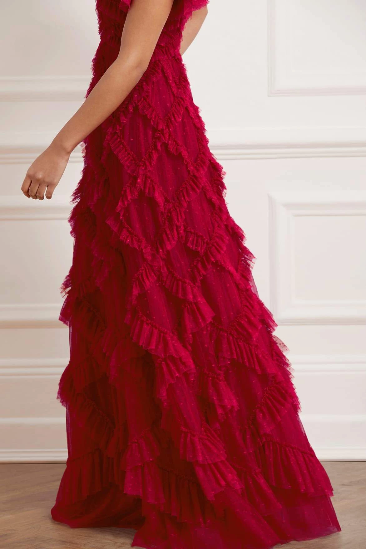 Needle & Thread Holding LTD All - Womenswear Genevieve Ruffle Gown 5 Needle & Thread Holding LTD All - Womenswear Genevieve Ruffle Gown