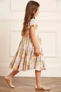 Needle & Thread Holding LTD Iris Bloom Cotton Kids Prom Dress