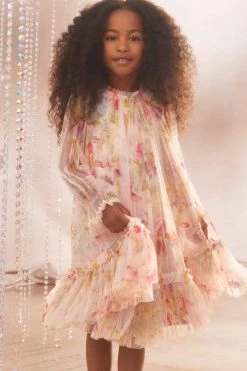 Needle & Thread Holding LTD Iris Bloom Ditsy Kids Dress All-Kids