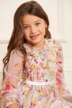 Needle & Thread Holding LTD All-Kids Iris Bloom Garland Kids Dress