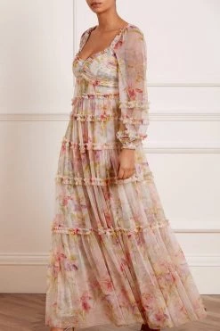 Needle & Thread Holding LTD Iris Bloom Gown All - Womenswear