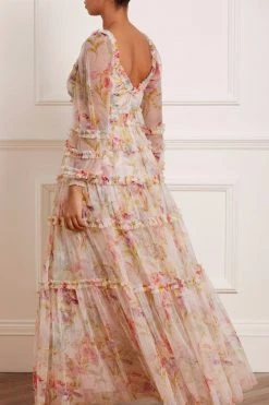 Needle & Thread Holding LTD Iris Bloom Gown All - Womenswear