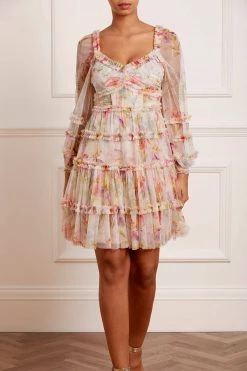 Needle & Thread Holding LTD Iris Bloom Mini Dress