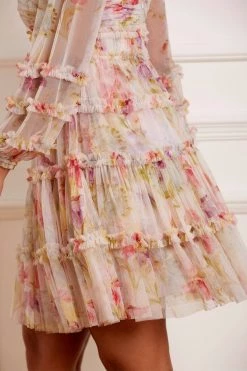 Needle & Thread Holding LTD Iris Bloom Mini Dress