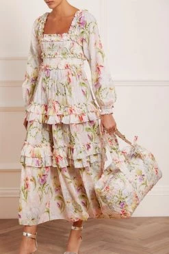 Needle & Thread Holding LTD Iris Bloom Quilted Shoulder Bag Accessories