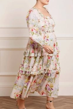 Needle & Thread Holding LTD Iris Cotton Smocked Ankle Gown All - Womenswear 11 Needle & Thread Holding LTD Iris Cotton Smocked Ankle Gown All - Womenswear