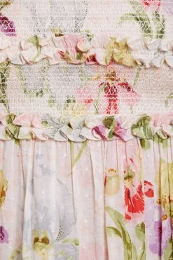 Needle & Thread Holding LTD Iris Cotton Smocked Ankle Gown All - Womenswear 14 Needle & Thread Holding LTD Iris Cotton Smocked Ankle Gown All - Womenswear