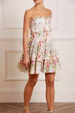 Needle & Thread Holding LTD All - Womenswear Iris Cotton Smocked Bandeau Micro Mini Dress