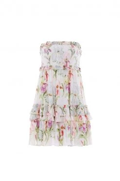 Needle & Thread Holding LTD All - Womenswear Iris Cotton Smocked Bandeau Micro Mini Dress