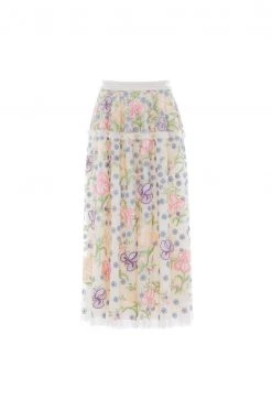 Needle & Thread Holding LTD All - Womenswear Iris Embroidered Ballerina Skirt