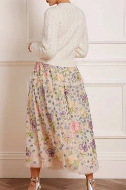 Needle & Thread Holding LTD All - Womenswear Iris Embroidered Ballerina Skirt