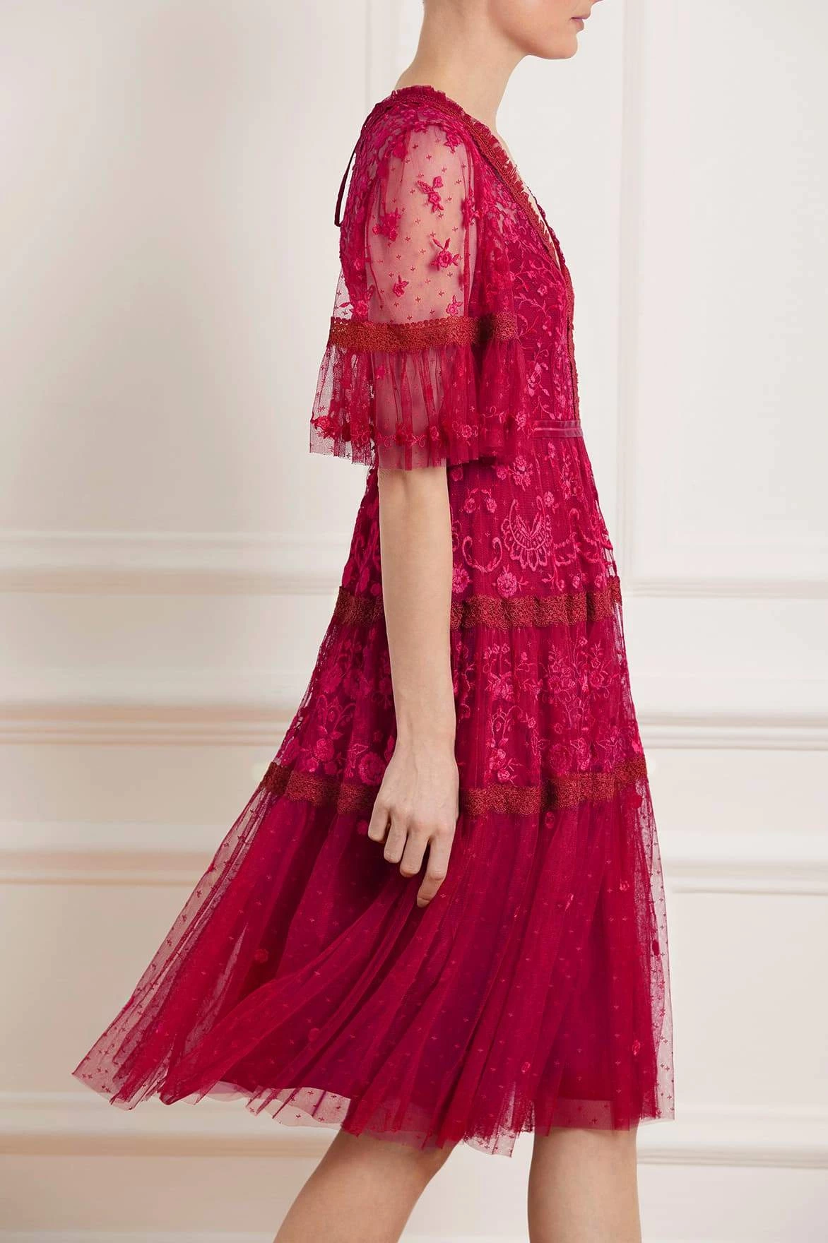 Needle & Thread Holding LTD Lottie Lace Midi Dress 4 Needle & Thread Holding LTD Lottie Lace Midi Dress