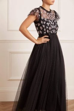 Needle & Thread Holding LTD Lovell Ditsy Bodice Gown All - Womenswear