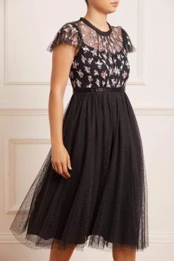 Needle & Thread Holding LTD Lovell Ditsy Bodice Midaxi Dress All - Womenswear