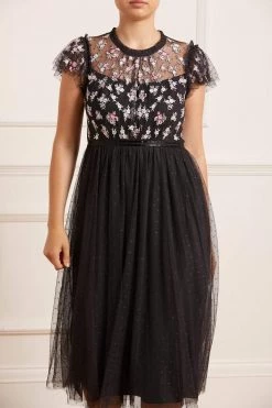 Needle & Thread Holding LTD Lovell Ditsy Bodice Midaxi Dress All - Womenswear