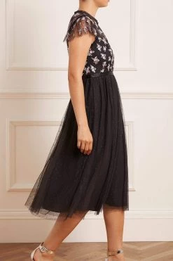 Needle & Thread Holding LTD Lovell Ditsy Bodice Midaxi Dress All - Womenswear