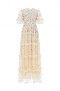 Needle & Thread Holding LTD Martha Ditsy Ankle Gown