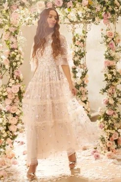 Needle & Thread Holding LTD Martha Ditsy Ankle Gown All - Womenswear