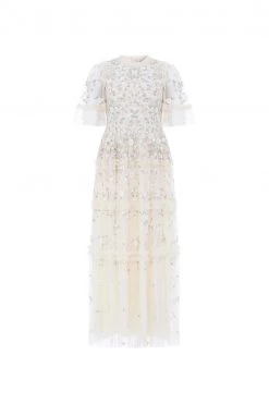 Needle & Thread Holding LTD Martha Ditsy Round Neck Ballerina Dress All - Womenswear