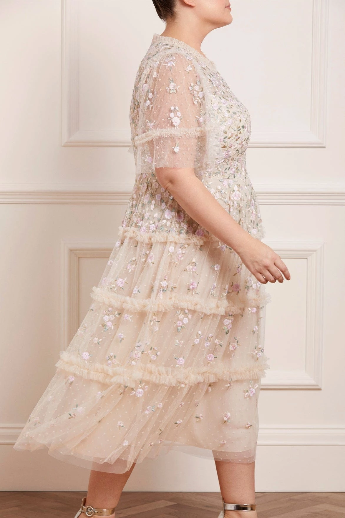 Needle & Thread Holding LTD Martha Ditsy Round Neck Ballerina Dress All - Womenswear 6 Needle & Thread Holding LTD Martha Ditsy Round Neck Ballerina Dress All - Womenswear