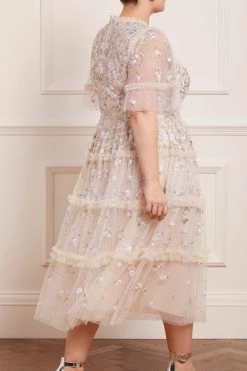 Needle & Thread Holding LTD Martha Ditsy Round Neck Ballerina Dress All - Womenswear 16 Needle & Thread Holding LTD Martha Ditsy Round Neck Ballerina Dress All - Womenswear