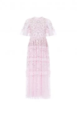 Needle & Thread Holding LTD Martha Ditsy Round Neck Ballerina Dress