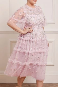 Needle & Thread Holding LTD Martha Ditsy Round Neck Ballerina Dress 10 Needle & Thread Holding LTD Martha Ditsy Round Neck Ballerina Dress