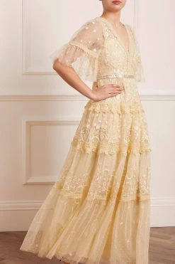 Needle & Thread Holding LTD All - Womenswear Midsummer Lace Gown 11 Needle & Thread Holding LTD All - Womenswear Midsummer Lace Gown