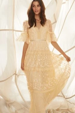 Needle & Thread Holding LTD All - Womenswear Midsummer Lace Gown 17 Needle & Thread Holding LTD All - Womenswear Midsummer Lace Gown