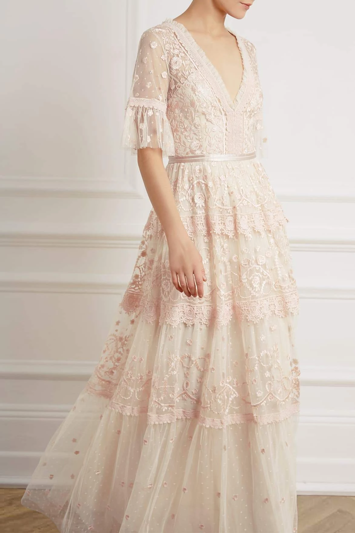 Needle & Thread Holding LTD Midsummer Lace Gown All - Womenswear 1 Needle & Thread Holding LTD Midsummer Lace Gown All - Womenswear