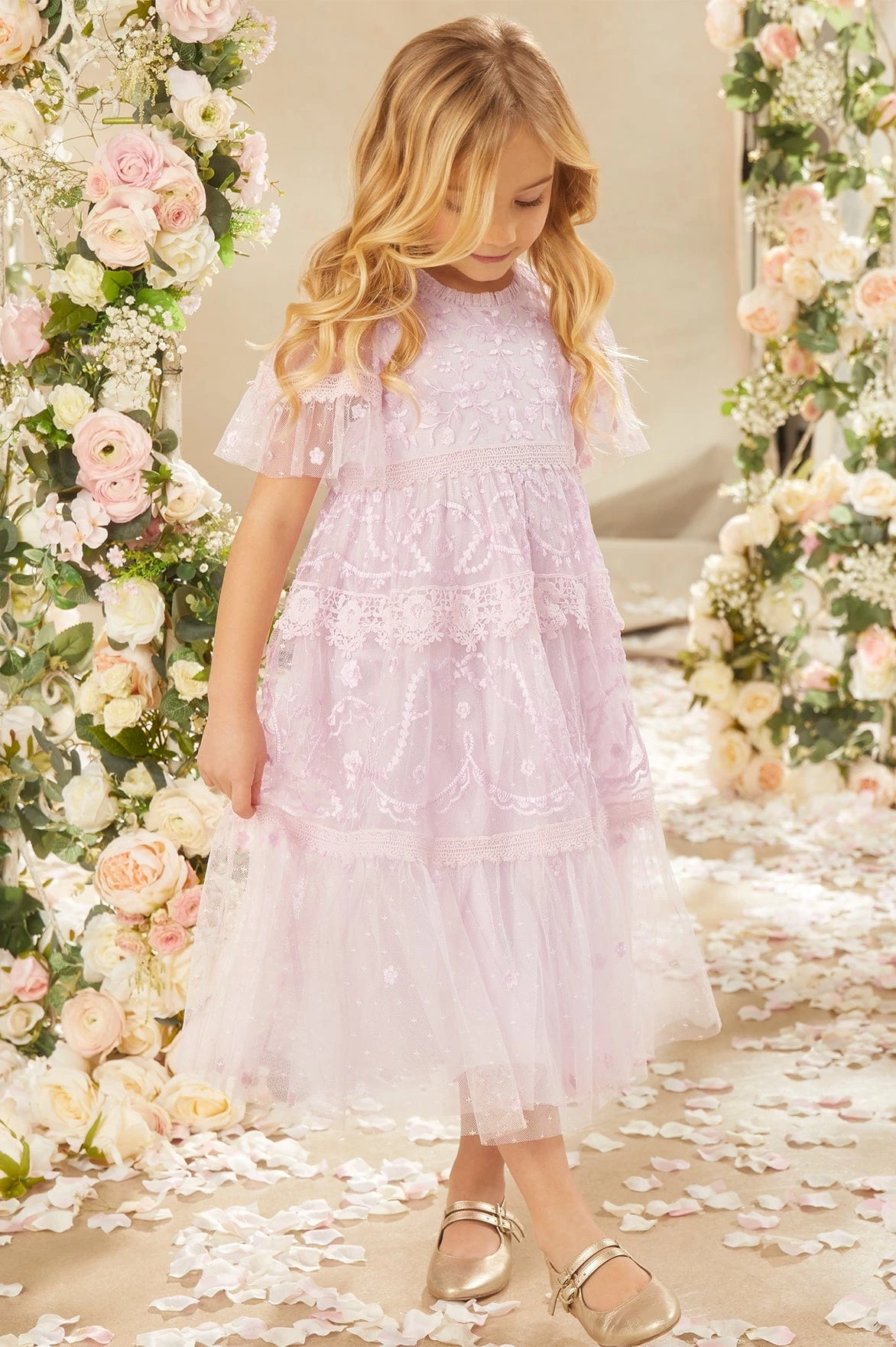 Needle & Thread Holding LTD Midsummer Lace Kids Dress All-Kids 1 Needle & Thread Holding LTD Midsummer Lace Kids Dress All-Kids