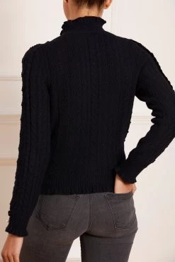 Needle & Thread Holding LTD Mixed Stitch Crochet Trim Short Jumper