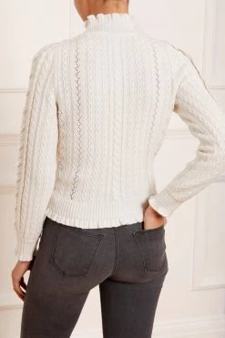 Needle & Thread Holding LTD All - Womenswear Mixed Stitch Crochet Trim Short Jumper
