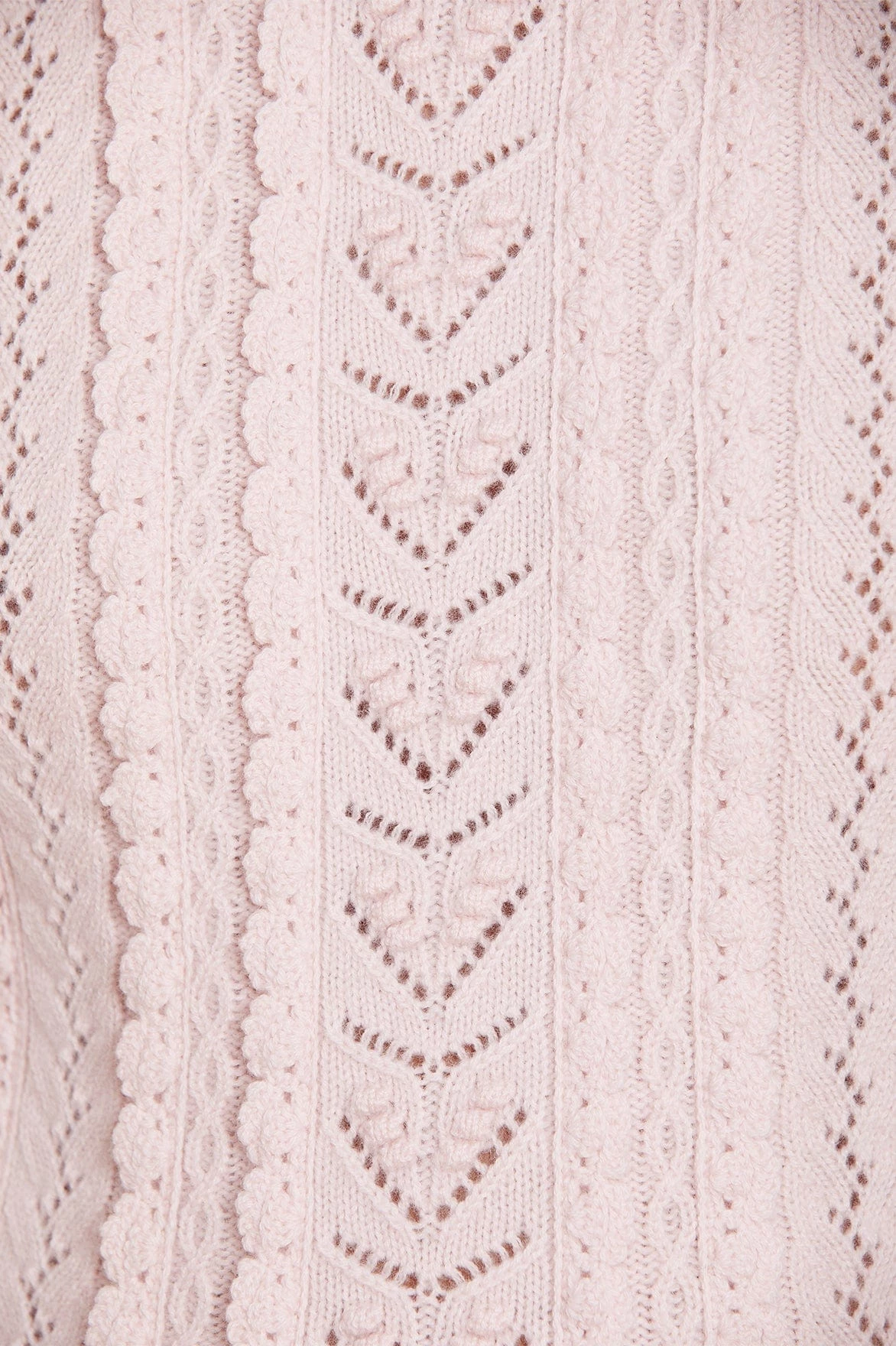 Needle & Thread Holding LTD Mixed Stitch Crochet Trim Short Jumper 4 Needle & Thread Holding LTD Mixed Stitch Crochet Trim Short Jumper