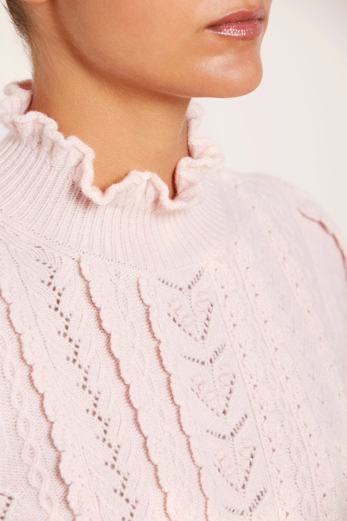 Needle & Thread Holding LTD Mixed Stitch Crochet Trim Short Jumper 5 Needle & Thread Holding LTD Mixed Stitch Crochet Trim Short Jumper