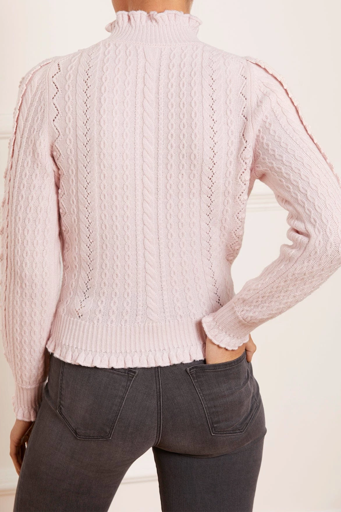 Needle & Thread Holding LTD Mixed Stitch Crochet Trim Short Jumper 7 Needle & Thread Holding LTD Mixed Stitch Crochet Trim Short Jumper