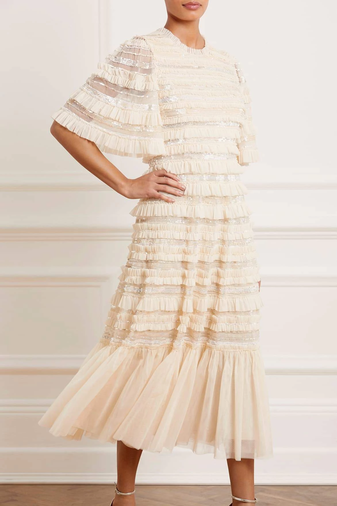 Needle & Thread Holding LTD Nancy Frill Ballerina Dress 1 Needle & Thread Holding LTD Nancy Frill Ballerina Dress