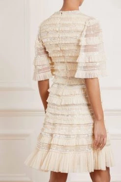 Needle & Thread Holding LTD Nancy Frill Mini Dress All - Womenswear 10 Needle & Thread Holding LTD Nancy Frill Mini Dress All - Womenswear