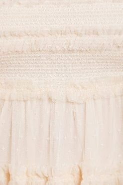 Needle & Thread Holding LTD Peaches Smocked Ankle Gown